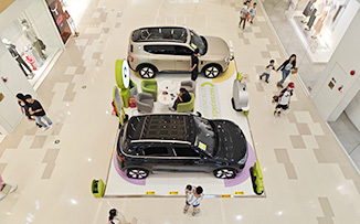 smart汽车  X   广州天河领展广场  